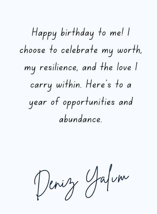 Best Birthday Wishes to Myself – Self-Love & Gratitude