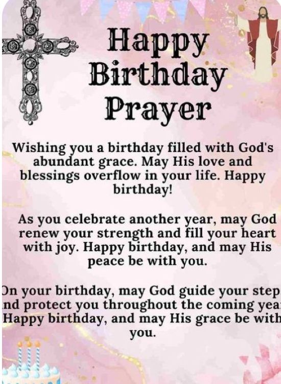 Long Birthday Wishes & Prayers for a Man of God